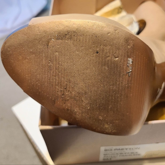 COPY -  BCBG Tan/Camel Color Open Toe Shoes - Picture 15 of 15